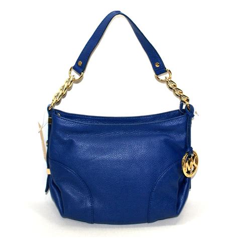 michael kors cobalt blue shoulder strap bag sale|Michael Kors shoulder bag sale.